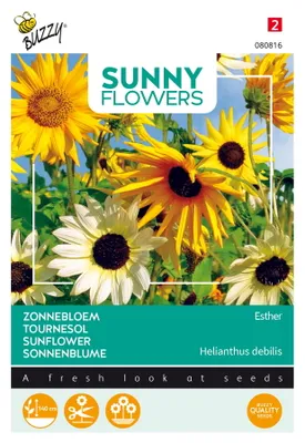 Obrázok produktu pre Buzzy Sunny Flowers Slnečnicové semienka Esther - cca 1 gr | Buzzy_080816