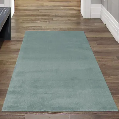 Obrázek produktu pro Koberec obyčejný moderní svěží měkký obývací styl mátově zelený velikost - 80 x 150 cm