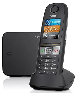 Image de GIGASET Gigaset E630 DECT Etanche et Antichoc Base+combiné Téléphone analogique/DECT Noir