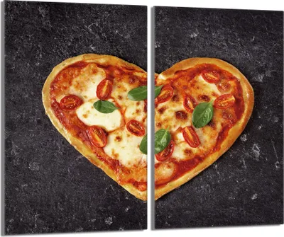 Immagine prodotto di Piastre copriforno 2 pezzi 30x52 Copriforno in Vetroceramica vetro, ardesia Pizza