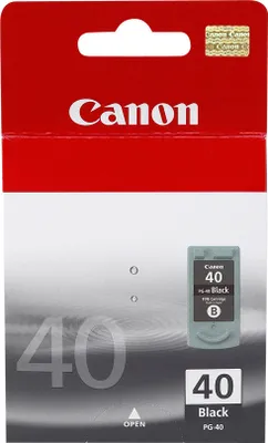 Produktbild von Canon PG-40BK Tinte Schwarz, Schwarz, Tinte auf Pigmentbasis, 1 Stück(e)