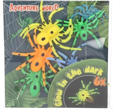 Produktbild von Dino World Glow in the Dark Spinnen