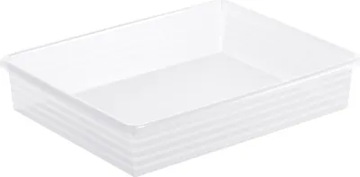 Produktbild von Rotho Linus, Aufbewahrungskorb, Transparent, Rechteckig, Polypropylen (PP), Einfarbig, Drinnen