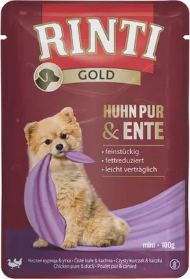 Image de Rinti - Gold 10x100g | Poulet Pur & Canard