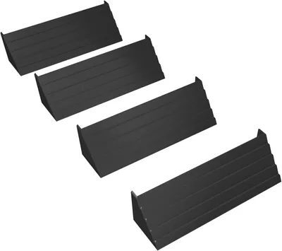 Produktbild von 4er Set Kartenständer für Spielkarten, 4 Reihen, stufig, Kunststoff