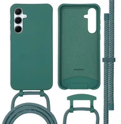 Immagine prodotto di imoshion Cover posteriore colorata con cinturino staccabile Samsung Galaxy A55 - Verde scuro