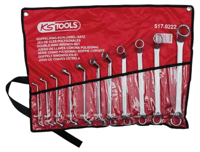 Immagine prodotto di KS TOOLS®   Doppelringschlüssel-Satz 11-teilig