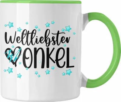 Produktbild von Trendation - Bester Onkel Tasse Geschenk Tassen Geburtstag Geschenkideen Weihnachten (Grün)