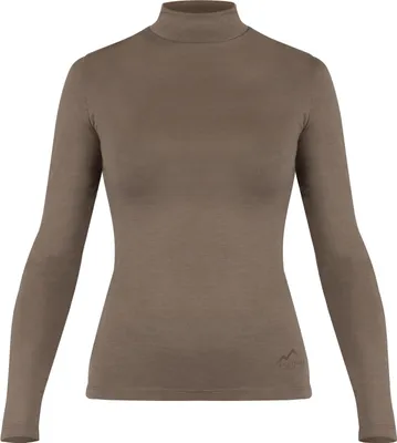 Produktbild von normani Damen Merino Longsleeve mit Stehkragen