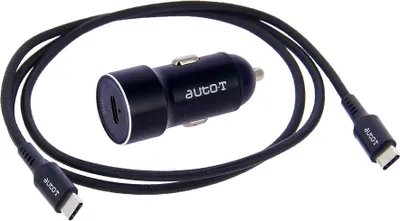 Produktbild von Kfz-Ladegerät-Set - AUTO T - 540225 - USB-C - 20 W - 5 A
