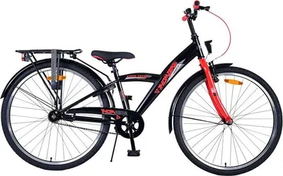 Produktbild von Volare Thombike Kinderfahrrad - Jungen - 26 Zoll - Schwarz Rot