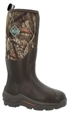 Immagine prodotto di Stivali da caccia Woody Max di Muck Boots, adatti a condizioni climatiche fredde, color Mossy Oak
