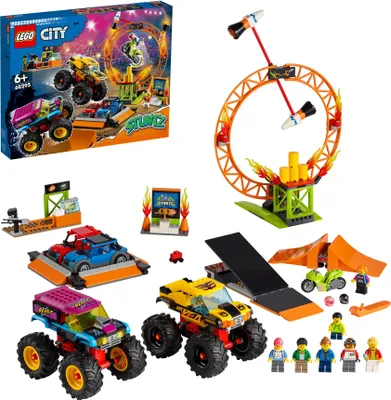 Immagine prodotto di LEGO 60295 City Stunt Show Arena, set con monster truck, macchinine e moto