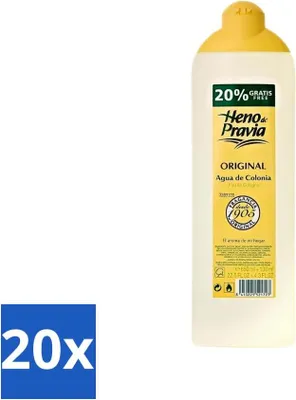 Obrázok produktu pre Heno de Pravia - Kolínska voda - Originálna vôňa - Osviežujúca a luxusná - 780 ml - Hodnotné balenie - 20 kusov