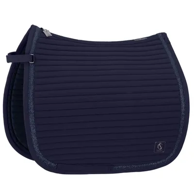 Produktbild von Eskadron Classic Sports Schabracke " SOFTSHELL EMBLEM " Form - Dressur Farbe - navy