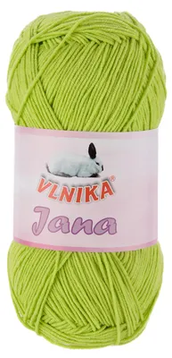 Produktbild von 100g Strickgarn Jana Häkelgarn Strickwolle Häkelwolle Baby-Wolle, Farbauswahl, Farbe:hellgrün