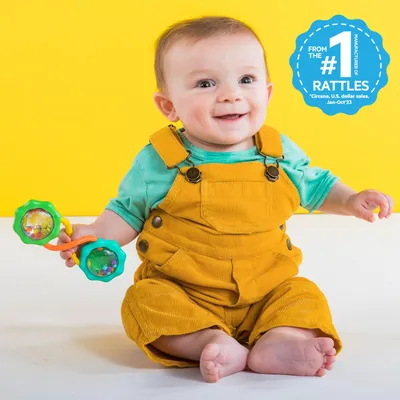 Immagine prodotto di Giocattolo con bilanciere Bright Starts Rattle & Shake - Verde