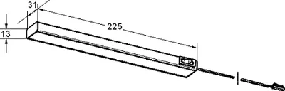 Produktbild von THEBO LED 50 Unterbauleuchte 3000 Kelvin - Einzelleuchte ohne Hauptschalter / Unterbauleuchten / Oberschrankleuchten