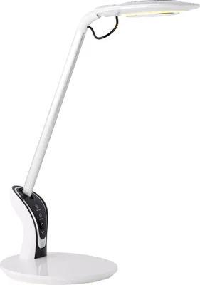 Produktbild von Brilliant LED Tischleuchte Elina Weiß 8W 625lm Warmweiß/Kaltweiß 2500/6100K verstellbar Touchdimmer