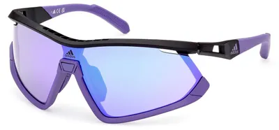 Produktbild von Sonnenbrille Adidas Sport Sp0055 Schwarz/Farbverlauf Oder Spiegelviolett
