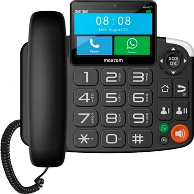 Produktbild von MaxCom MM42D Smart Phone Anrufer-ID Schwarz
