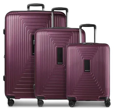Produktbild von Redolz Essentials 14 4 Rollen Kofferset 3-teilig mit Dehnfalte