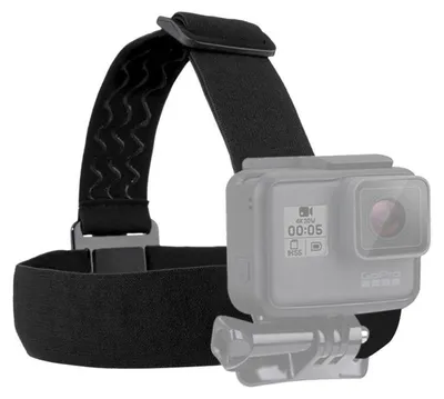 Zdjęcie produktu dla Elastyczny pasek - regulowany pasek na głowę do GoPro, Insta360 ONE R, DJI Osmo Action i innych kamer sportowych