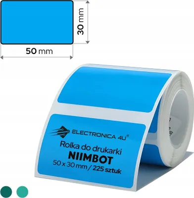 Image de Étiquettes autocollantes thermiques à transfert thermique Niimbot M2 M3 50x30