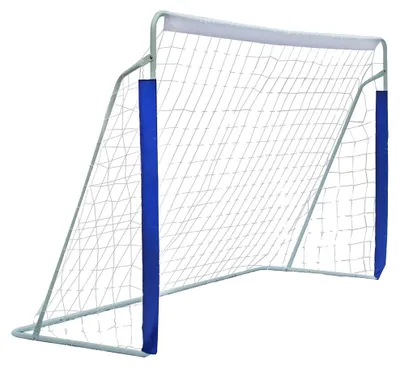 Immagine prodotto di Porta da calcio, telaio robusto in acciaio, reti resistenti alle intemperie, blu