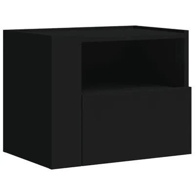 Produktbild von Wand-Nachttisch Schwarz 45x30x35 cm