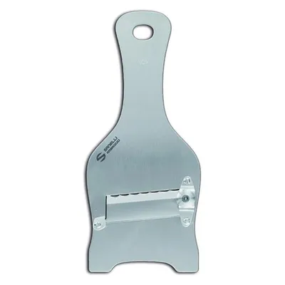 Produktbild von Ambrogio Sanelli - Trüffelhobel aus Edelstahl - gewellte Klinge mit 0,2 bis 3 mm Regler und 23 cm Griff
