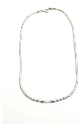 Imagen del producto de Collar de serpiente para mujer, fabricado en plata de ley 925, modelo BICLL045