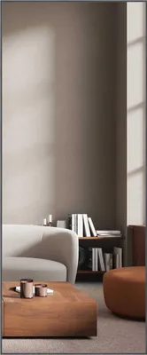 Produktbild von nielsen HOME Wandspiegel Alpha, Grau, Aluminium, ca. 70x170 cm