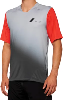 Produktbild von Celium Short Sleeve Jersey - Grey/Racer Red - L