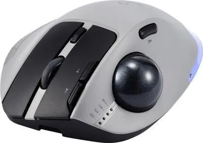 Immagine prodotto di Renkforce RF-WLEM-500 Ergonomische Maus Kabellos Funk Bluetooth Optisch Grau Schwarz 7 (RF-6697034)