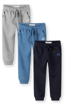 Produktbild von Minoti Jogginghose 3er Pack elastisch Grau Gr. 68 für Jungen