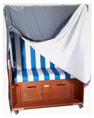 Produktbild von Premium Schutzhülle für Strandkörbe grau, geeignet für 130-138 cm