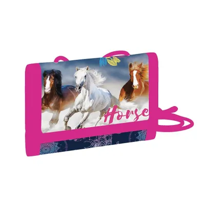 Image de Oxybag Portefeuille textile pour enfants cheval