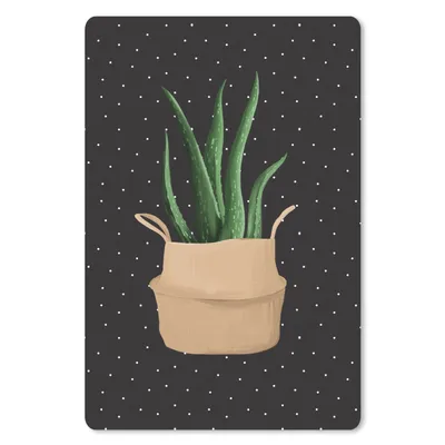 Produktbild von MuchoWow® Mauspad Mousepad Pflanze - Aloe Vera - Pflanzgefäß 40x60 cm - Mousepads - Maus Mat - Pad - Mausunterlage - Schreibtisch Accesoire