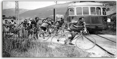 Produktbild von Coloray Canvas 120x60  Wandbild Leinwand Bilder Foto Bild Tour de France Roger Lapebie