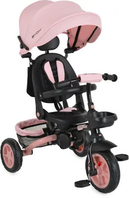 Obrázok produktu pre Detská skladacia trojkolesová Byox - Explore, 360°, ružová