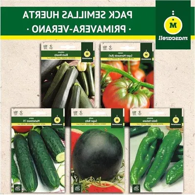 Image de Jardin d'été - Tomates, courgettes, poivrons, pastèques, concombres 50 g