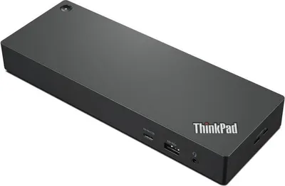 Produktbild von Lenovo ThinkPad Universal Thunderbolt 4, Kabelgebunden, Thunderbolt 4, 3,5 mm, Schwarz, cULus, FCC, ICES, NOM, Gleichstrom