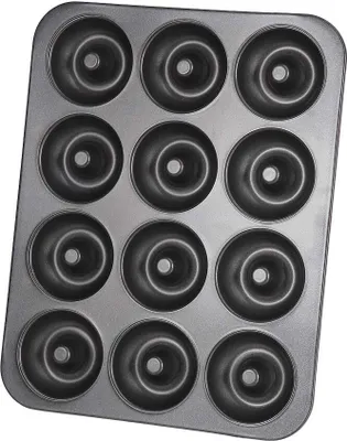 Produktbild von CANDeal Donut-Backblech mit 12 Löchern, Donut-Backblech, Antihaft-Donut-Backform, Donut-Kuchenform, Donut-Form, Donut-Maker-Tabletts, Backform, Donut-Kochform