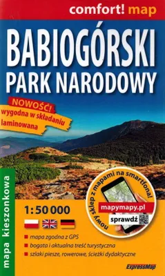 Produktbild von Nationalpark Babia Góra 1:50.000. Babia Góra. Laminierte Touristenkarte. Ausgabe 2023. ExpressMap