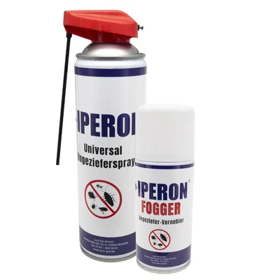 Produktbild von 1 Stk. IPERON® Ungezieferschutz Duo - 150 ml Ungeziefer-Vernebler Fogger & 400 ml Ungezieferspray im Set