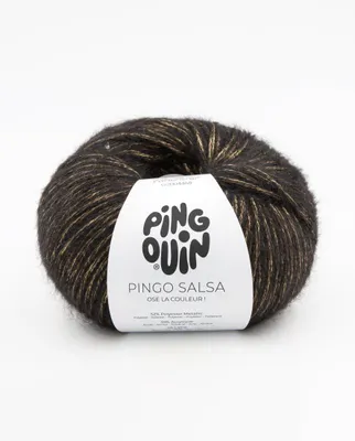 Productafbeelding van Salsa Strickgarn Schwarz Gold - Pingouin, 50 gram