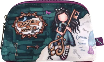 Produktbild von Reise-Toilettentasche Gorjuss Curiosity Grau grün (21 x 14 x 8.5 cm)
