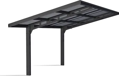 Produktbild von Palram - Canopia Aluminium Carport Sydney Carport freistehend Schwarz 286x587x288 cm
