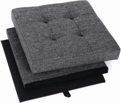 Produktbild von Hocker mit Stauraum LAFINA 38x38 cm, grau
